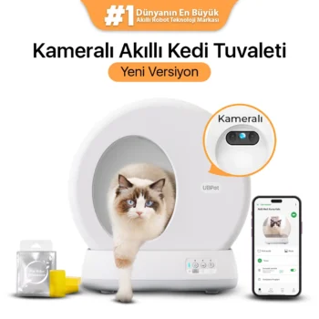 Ubtech C10 Pro Kameralı Akıllı Kedi Tuvaleti